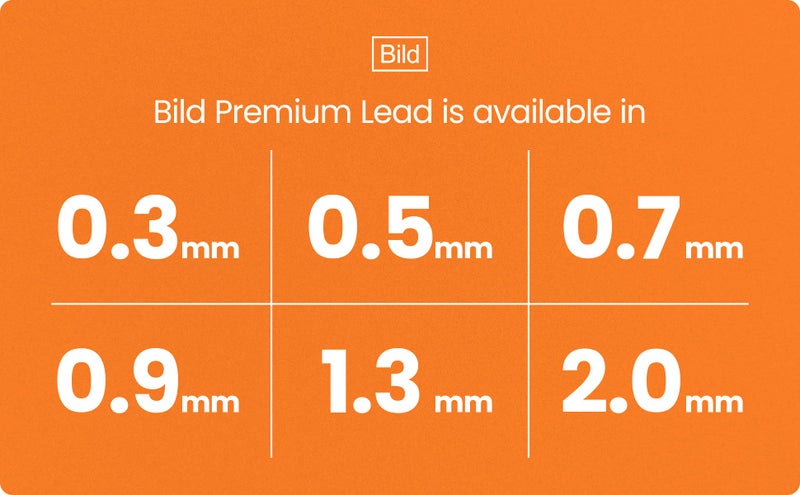 Bild Premium Mechanical Pencil Lead Refills (2B, 0.5 mm) - Image 2